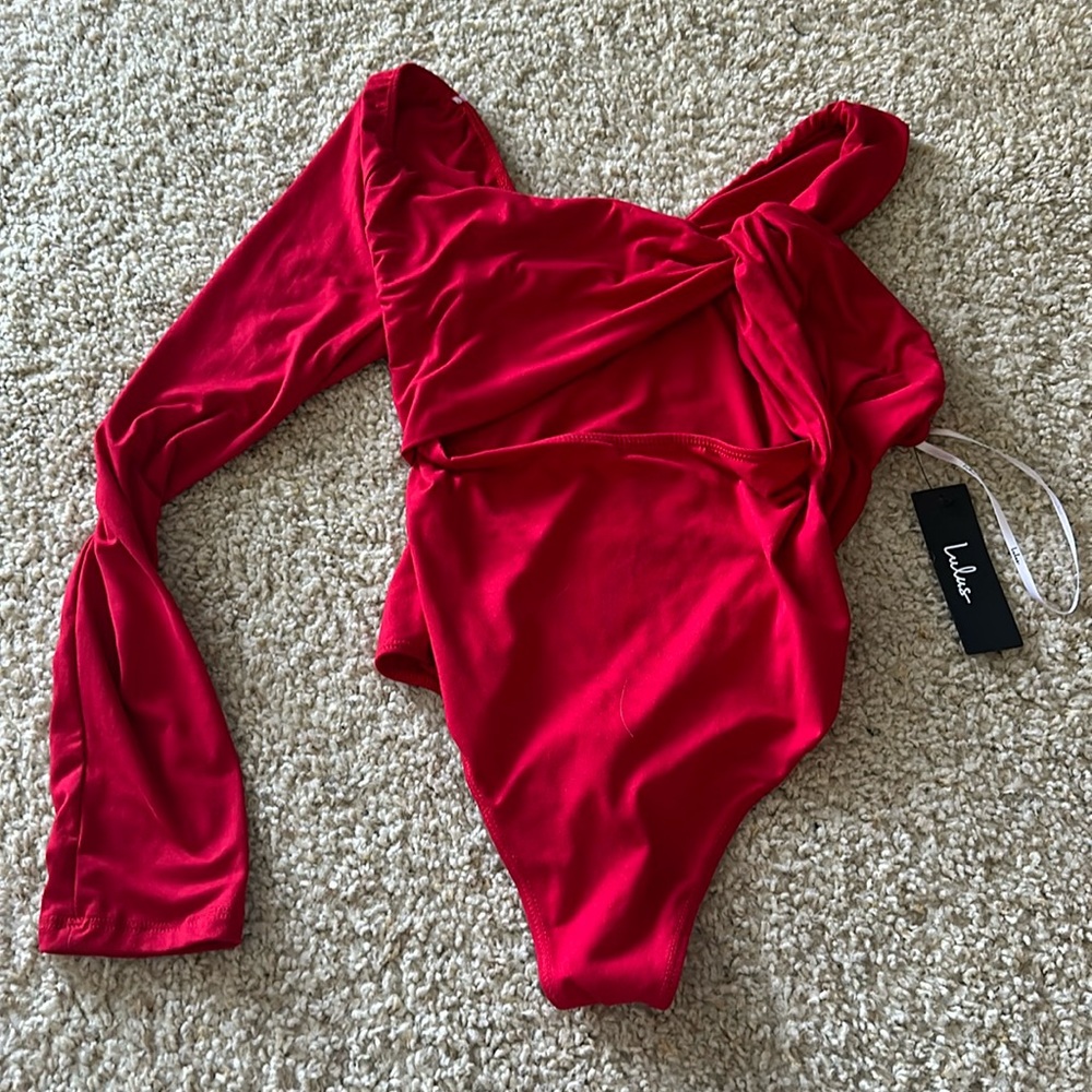 Lulus one shoulder bodysuit